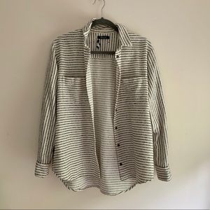 Madewell • Striped Button Up Shirt